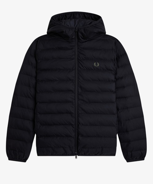 FRED PERRY(フレッドペリー)の「ZOZO限定!!【先行予約受付中】Hooded Insulated Jacket/フード付きインサレート中綿ジャケット(ダウンジャケット/コート・メンズ・ブラック/ブラウン/ダークブルー/ブラック系その他/ダークオリーブ・S/M/L)」の21枚目の写真