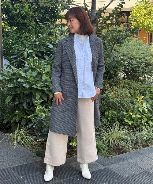 BANANA REPUBLIC FACTORY STORE(バナナリパブリック ファクトリーストア)の「BANANA REPUBLIC FACTORY STORE クラシックポプリンシャツ(シャツ/ブラウス・レディース・ブルー/ホワイト/ホワイト×ネイビー/カーキ・XS/S/M/L)」の13枚目の写真