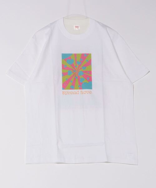 sunny branch（サニーブランチ）の「★Spread Love★オリジナルプリント S/S T（Tシャツ/カットソー・レディース・ブラック/ホワイト・MEDIUM/LARGE/SMALL）」の2枚目の写真