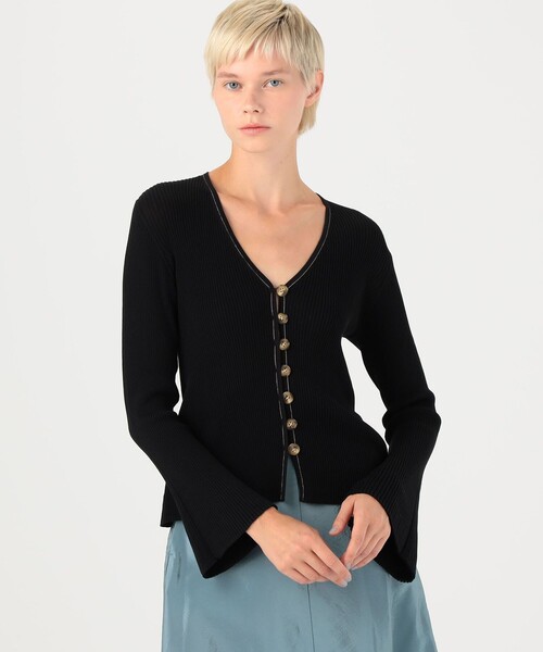 BY MALENE BIRGER（バイマレーネビルガー）の「BY MALENE BIRGER CIRELLA カーディガン（カーディガン/ボレロ・レディース・ブラック・XS）」の9枚目の写真