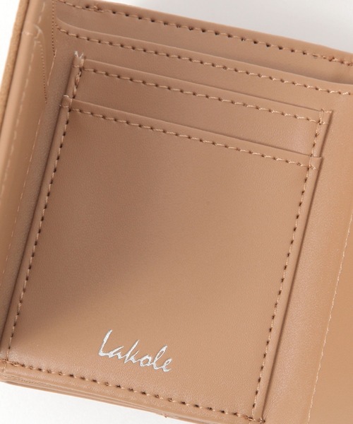 メタルボタンミニウォレット / 127369（財布）｜LAKOLE（ラコレ