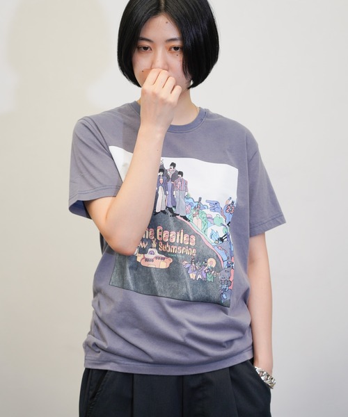 THRIFTY LOOK(スリフティールック)の「THRIFTY LOOK / スリフティールック THRIFTY "THE BEATLES" TEE ビートルズ バンドTシャツ バンT(Tシャツ/カットソー・メンズ・ネイビー/ブラック・X-LARGE/LARGE/MEDIUM)」の1枚目の写真
