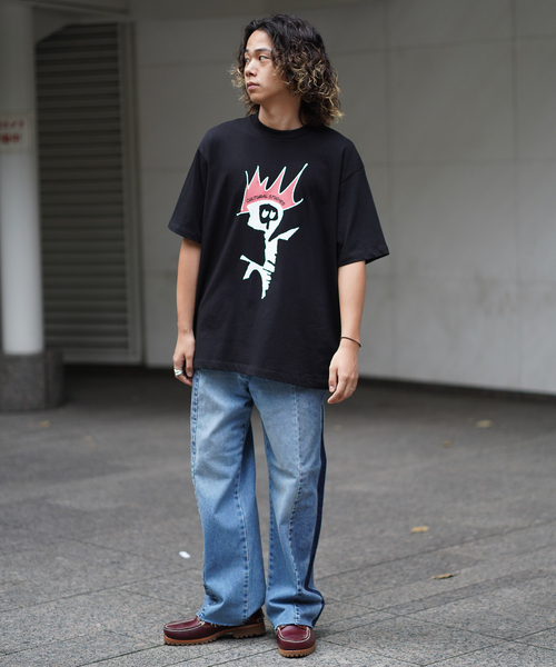 Wrangler（ラングラー）の「Wrangler / ラングラー WREMAKE BROKEN DENIM　WM0799（デニムパンツ・メンズ・ブラック/ネイビー・MEDIUM/LARGE）」の6枚目の写真