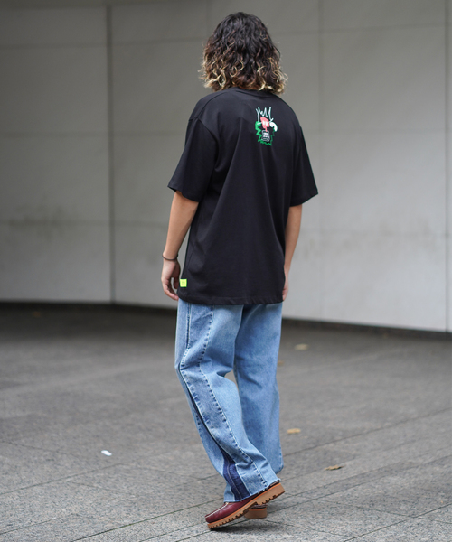 Wrangler（ラングラー）の「Wrangler / ラングラー WREMAKE BROKEN DENIM　WM0799（デニムパンツ・メンズ・ブラック/ネイビー・MEDIUM/LARGE）」の8枚目の写真