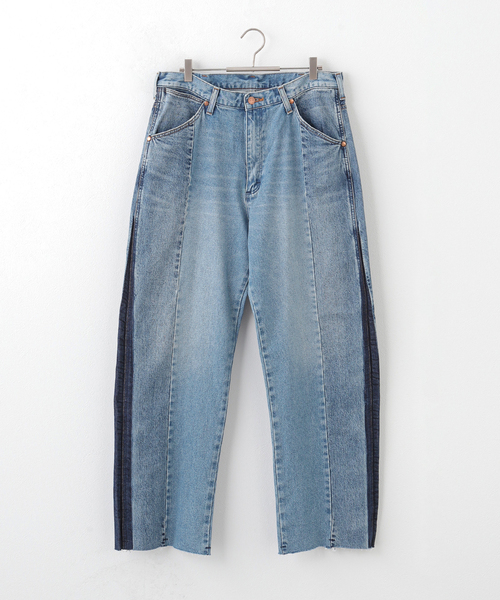 Wrangler（ラングラー）の「Wrangler / ラングラー WREMAKE BROKEN DENIM　WM0799（デニムパンツ・メンズ・ブラック/ネイビー・MEDIUM/LARGE）」の13枚目の写真