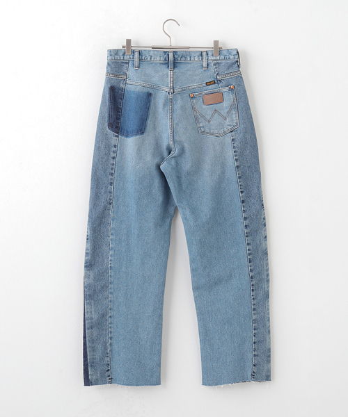 Wrangler（ラングラー）の「Wrangler / ラングラー WREMAKE BROKEN DENIM　WM0799（デニムパンツ・メンズ・ブラック/ネイビー・MEDIUM/LARGE）」の14枚目の写真