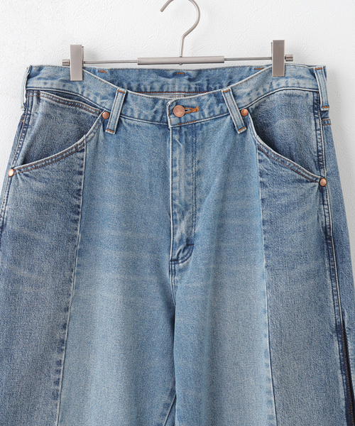 Wrangler（ラングラー）の「Wrangler / ラングラー WREMAKE BROKEN DENIM　WM0799（デニムパンツ・メンズ・ブラック/ネイビー・MEDIUM/LARGE）」の16枚目の写真