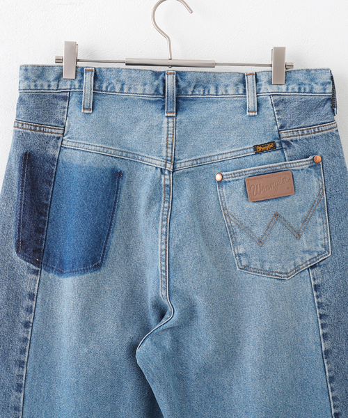 Wrangler（ラングラー）の「Wrangler / ラングラー WREMAKE BROKEN DENIM　WM0799（デニムパンツ・メンズ・ブラック/ネイビー・MEDIUM/LARGE）」の17枚目の写真
