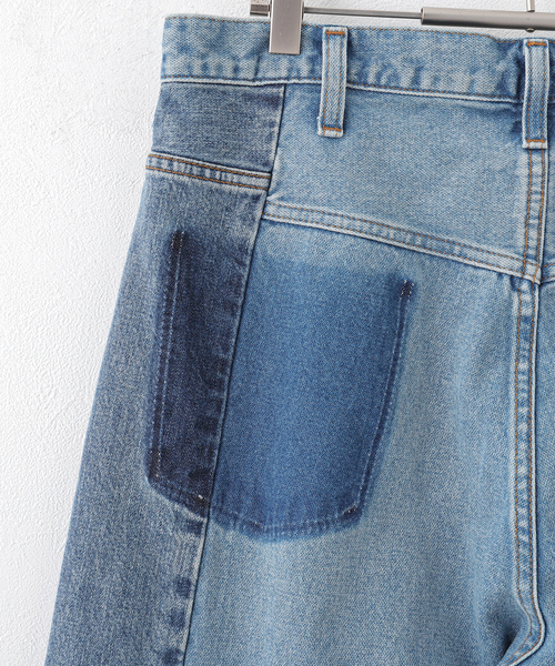 Wrangler（ラングラー）の「Wrangler / ラングラー WREMAKE BROKEN DENIM　WM0799（デニムパンツ・メンズ・ブラック/ネイビー・MEDIUM/LARGE）」の18枚目の写真