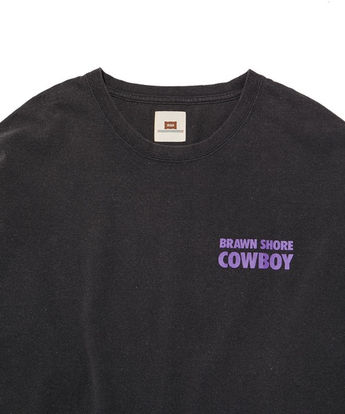 【セール】《別注》【BRAWN/ブラウン】BRAWN SHORE COWBOY Long Sleeve Tee（Tシャツ/カットソー）｜ADAM ET ROPE'（アダムエロペ）
