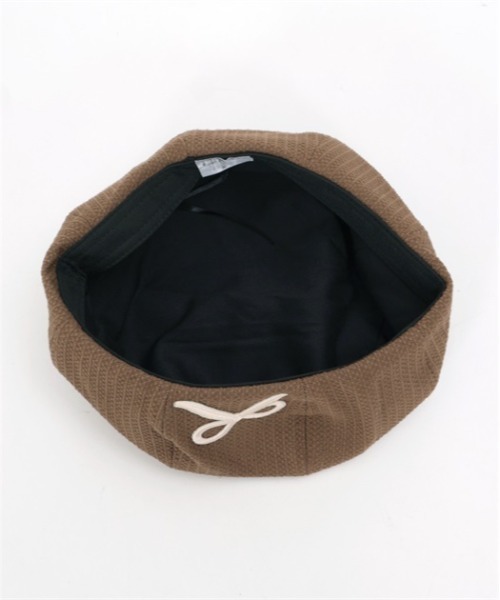 axes femme POETIQUE（アクシーズファムポエティック）の「リボン刺繍ベレー（ハンチング/ベレー帽・レディース・ブラック/ブラウン・FREE）」の13枚目の写真