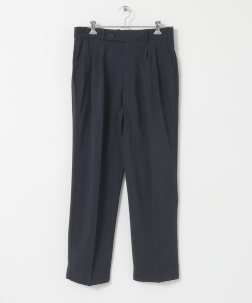 URBAN RESEARCH（アーバンリサーチ）の「ハイカウントウールテーパードスラックス（その他パンツ・メンズ・ネイビー/ブラック・LARGE/MEDIUM）」の9枚目の写真