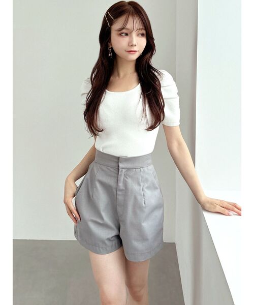 RESEXXY(リゼクシー)の「ベーシックショートパンツ【セットアップ着用可能】(その他パンツ・レディース・その他/その他1/グレー・FREE)」の4枚目の写真