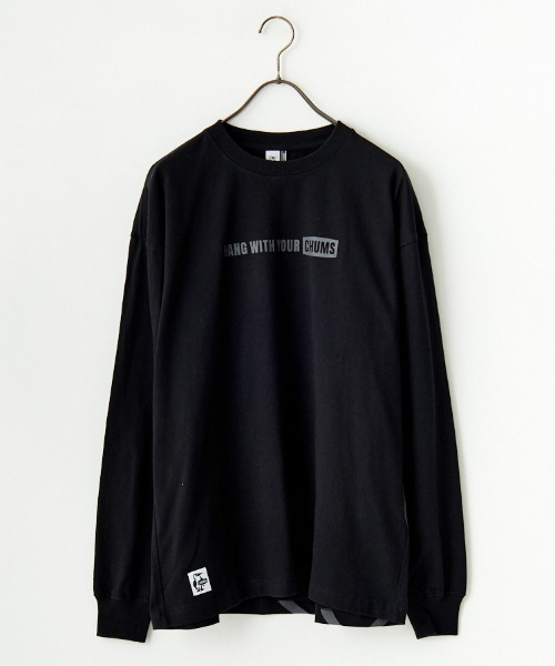 CHUMS（チャムス）の「[CHUMS/チャムス] オーバーサイズ ブービーバックプリント ロングスリーブTシャツ（Tシャツ/カットソー・レディース・ホワイト/ブラック・L/M）」の17枚目の写真