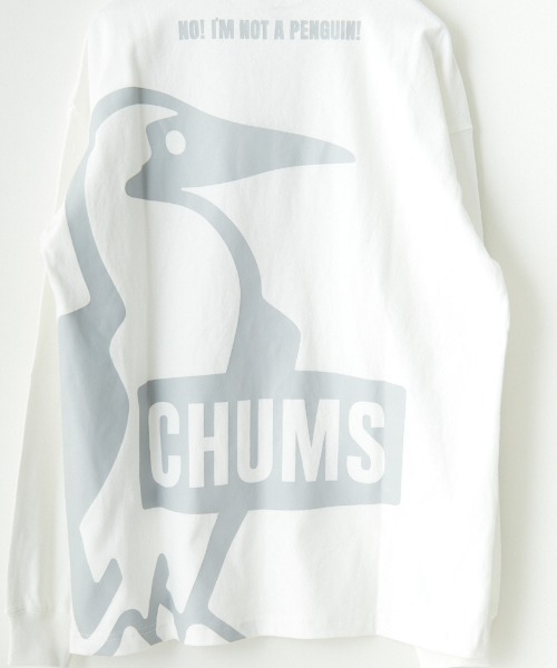 CHUMS（チャムス）の「[CHUMS/チャムス] オーバーサイズ ブービーバックプリント ロングスリーブTシャツ（Tシャツ/カットソー・レディース・ホワイト/ブラック・L/M）」の22枚目の写真