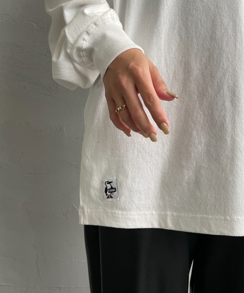 CHUMS（チャムス）の「[CHUMS/チャムス] オーバーサイズ ブービーバックプリント ロングスリーブTシャツ（Tシャツ/カットソー・レディース・ホワイト/ブラック・L/M）」の15枚目の写真