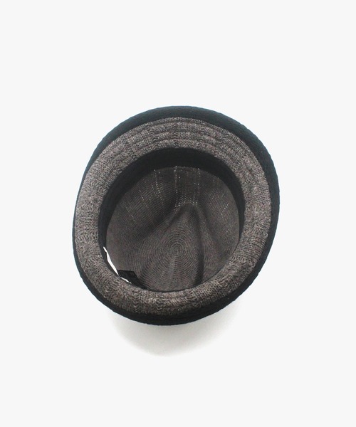 Rohw master product（ロウマスタープロダクト）の「ケーブル中折れサーモハット（ハット・メンズ・チャコール/ブラウン/ブラック・FREE）」の15枚目の写真