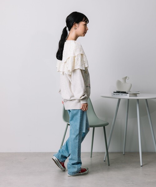 FREAK'S STORE（フリークスストア）の「刺繍スカラップボレロ/付け襟（付け襟・レディース・ナチュラル・ﾌﾘ-）」の4枚目の写真