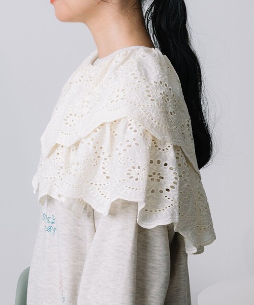 FREAK'S STORE（フリークスストア）の「刺繍スカラップボレロ/付け襟（付け襟・レディース・ナチュラル・ﾌﾘ-）」の10枚目の写真