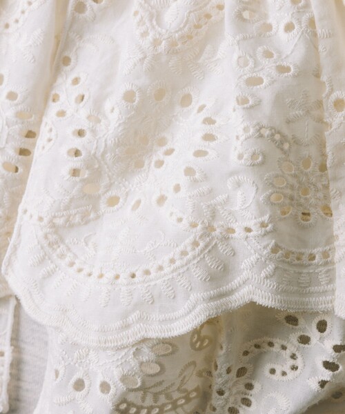 FREAK'S STORE（フリークスストア）の「刺繍スカラップボレロ/付け襟（付け襟・レディース・ナチュラル・ﾌﾘ-）」の13枚目の写真
