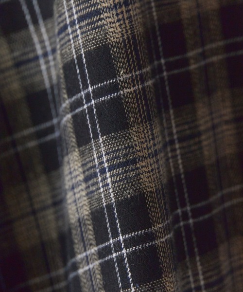 Chick(チック)の「Wide Leg Check Pants / ワイドシルエットチェックパンツ(カーゴパンツ・レディース・ブラック・FREE)」の8枚目の写真