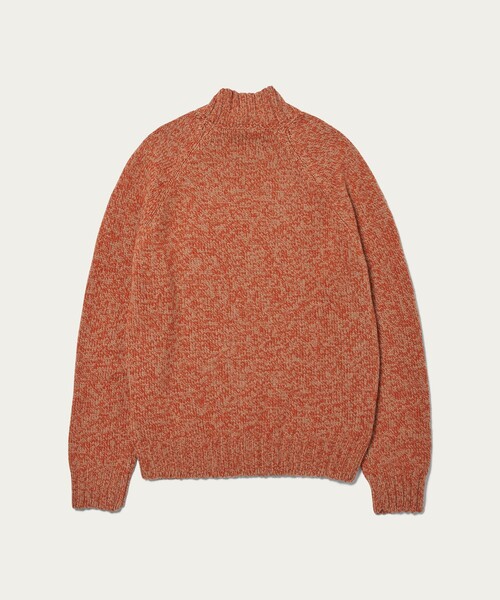 【タンタカタ〜ン】美品 Gran Sasso ブラウン ウール 46 Gran Sasso（グランサッソ）の「＜Gran Sasso＞ ミックス ヤーン