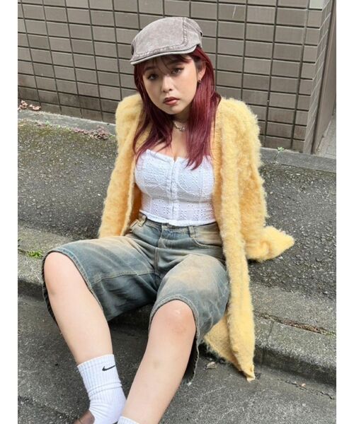 【セール】【WEB限定】ソフトシャギーニットカーディガン（ニット/セーター）｜EVRIS（エヴリス）