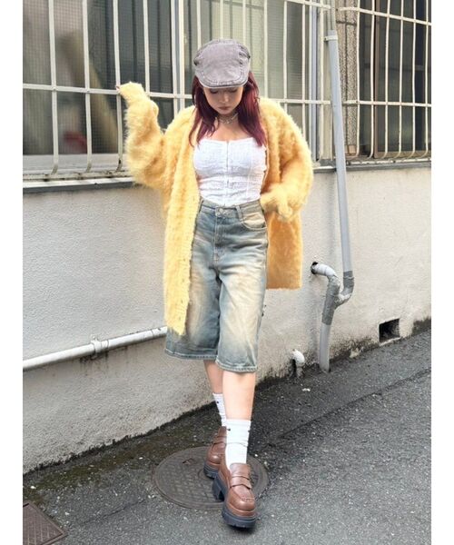 【セール】【WEB限定】ソフトシャギーニットカーディガン（ニット/セーター）｜EVRIS（エヴリス）