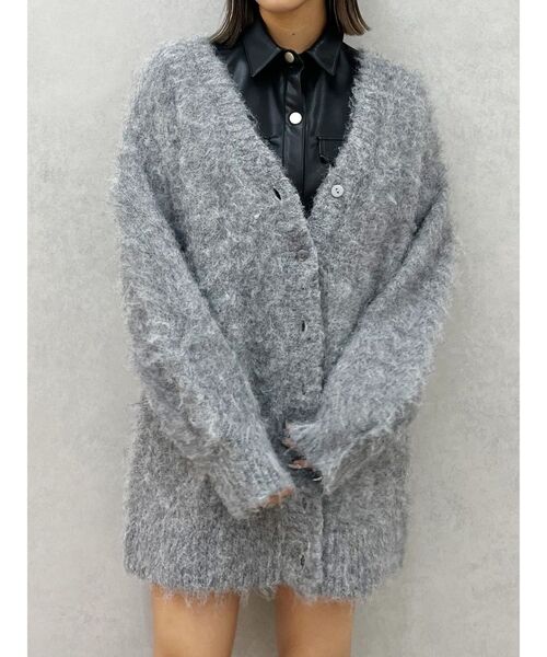 【セール】【WEB限定】ソフトシャギーニットカーディガン（ニット/セーター）｜EVRIS（エヴリス）