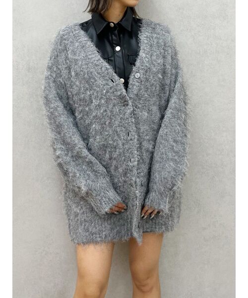 【セール】【WEB限定】ソフトシャギーニットカーディガン（ニット/セーター）｜EVRIS（エヴリス）