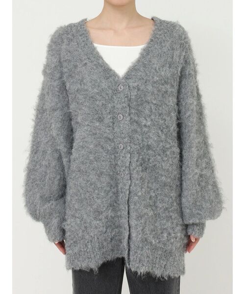 【セール】【WEB限定】ソフトシャギーニットカーディガン（ニット/セーター）｜EVRIS（エヴリス）