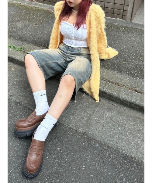 【セール】【WEB限定】ソフトシャギーニットカーディガン（ニット/セーター）｜EVRIS（エヴリス）