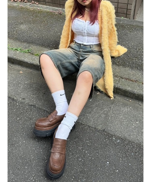 【セール】【WEB限定】ソフトシャギーニットカーディガン（ニット/セーター）｜EVRIS（エヴリス）