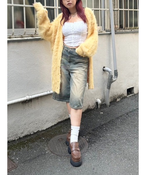 【セール】【WEB限定】ソフトシャギーニットカーディガン（ニット/セーター）｜EVRIS（エヴリス）