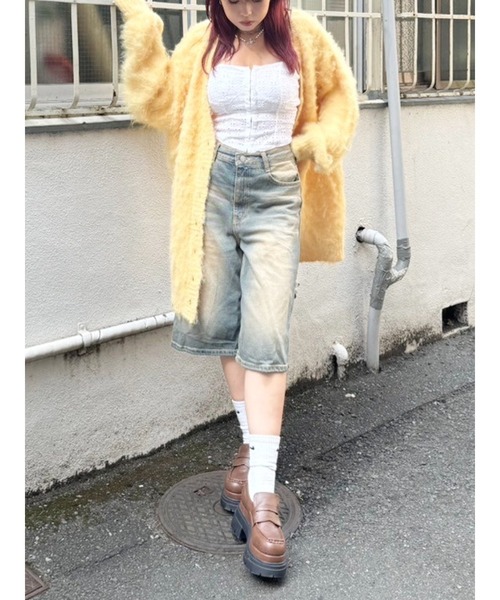 【セール】【WEB限定】ソフトシャギーニットカーディガン（ニット/セーター）｜EVRIS（エヴリス）