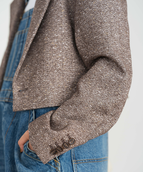Spick & Span（スピックアンドスパン）の「ツィードクロップド 