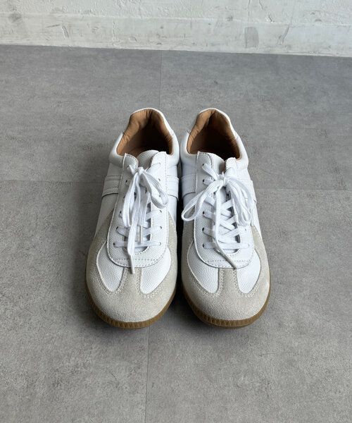 DouDou（ドゥドゥ）の「GERMAN TRAINER（スニーカー・レディース・ブラック/ホワイト・37/38）」の6枚目の写真