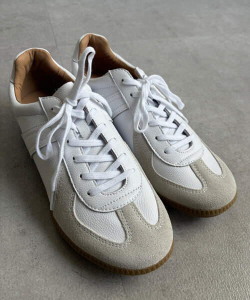 DouDou（ドゥドゥ）の「GERMAN TRAINER（スニーカー・レディース・ブラック/ホワイト・37/38）」の10枚目の写真