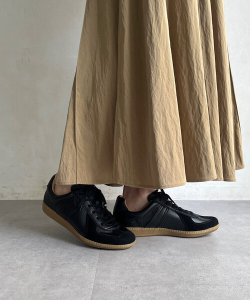 DouDou（ドゥドゥ）の「GERMAN TRAINER（スニーカー・レディース・ブラック/ホワイト・37/38）」の11枚目の写真