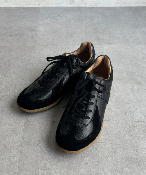 DouDou（ドゥドゥ）の「GERMAN TRAINER（スニーカー・レディース・ブラック/ホワイト・37/38）」の14枚目の写真