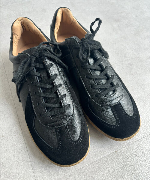 DouDou（ドゥドゥ）の「GERMAN TRAINER（スニーカー・レディース・ブラック/ホワイト・37/38）」の16枚目の写真