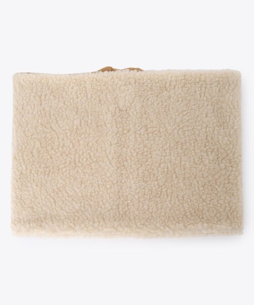 Columbia（コロンビア）の「Columbia／オウルピーク ネックゲイター フロントジップ ボア フリース／コロンビア（ネックウォーマー/スヌード・レディース・ベージュ/ブラウン/グレー/ブラック・ONE SIZE）」の10枚目の写真