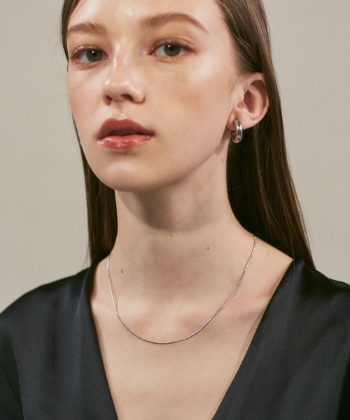 ciite'（シーテ）の「simple snake necklace / シンプルスネークネックレス 1mm（ネックレス・レディース・ゴールド/シルバー/ピンクゴールド・FREE）」の17枚目の写真