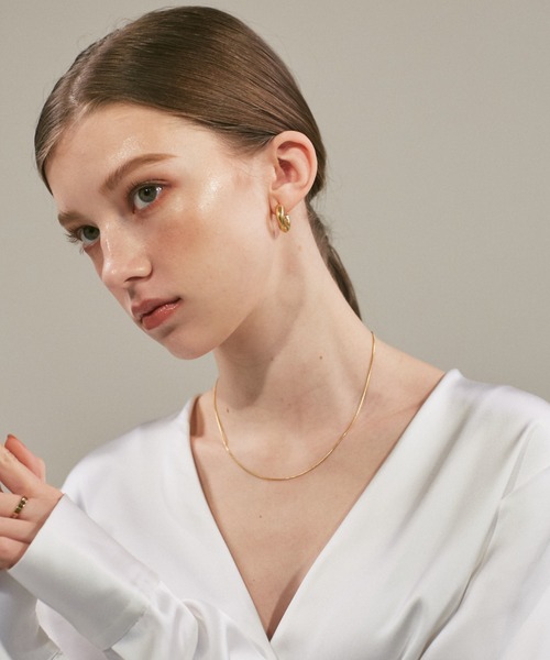 ciite'（シーテ）の「simple snake necklace / シンプルスネークネックレス 1mm（ネックレス・レディース・ゴールド/シルバー/ピンクゴールド・FREE）」の13枚目の写真