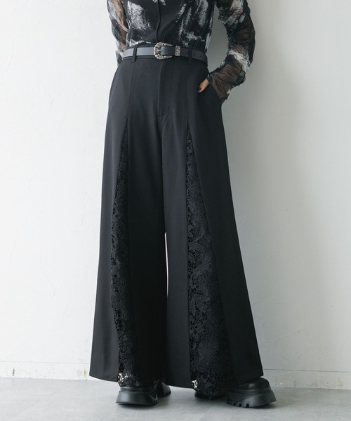 HARE（ハレ）の「フロントレースキリカエパンツ(HARE)（その他パンツ・レディース・グレー/ブラック・FREE）」の6枚目の写真