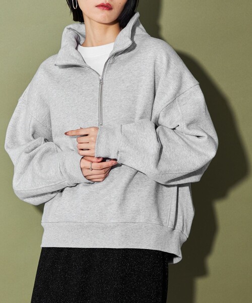 CITEN（シテン）の「＜CITEN＞ ハーフジップユルスウェットプル