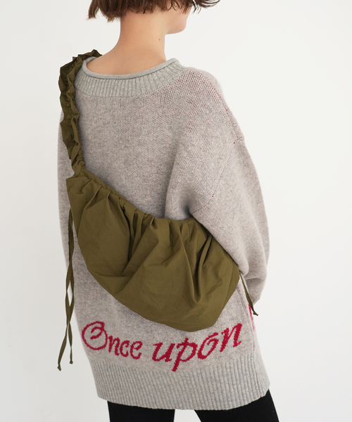 セール】《WEB限定》SLOBE citron. Nylon Frill shoulder BAG