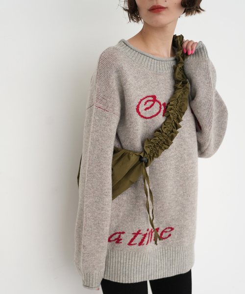 SLOBE citron.（スローブシトロン）の「《WEB限定》SLOBE citron. Nylon Frill shoulder BAG（ショルダーバッグ・レディース・グレー/ブラック/カーキ・FREE）」の20枚目の写真