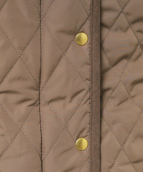 ITS'DEMO(イッツデモ)の「◆【首元あたたか】キルトフードコート(その他アウター・レディース・ブラック/ブラウン系/ライトベージュ・38/40)」の13枚目の写真