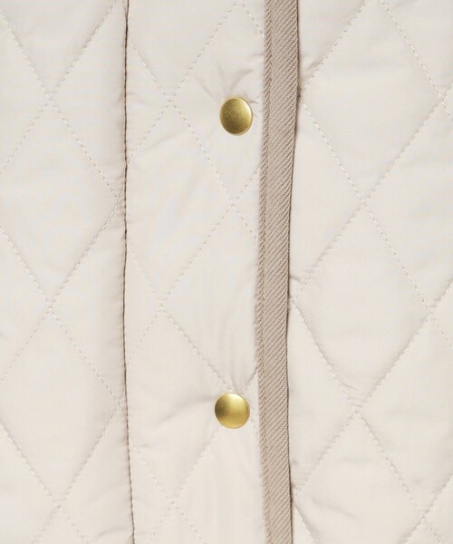 ITS'DEMO(イッツデモ)の「◆【首元あたたか】キルトフードコート(その他アウター・レディース・ブラック/ブラウン系/ライトベージュ・38/40)」の17枚目の写真